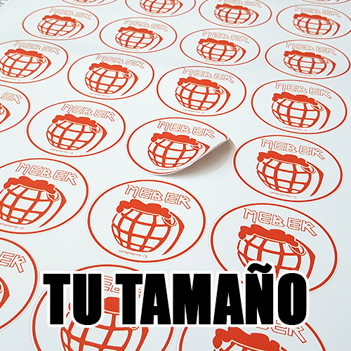 Pegatinas circulares personalizadas a medida
