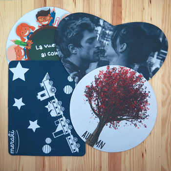 Alfombrilla de ratón personalizada con forma de corazón Alfombrilla de ratón personalizada con forma de corazón