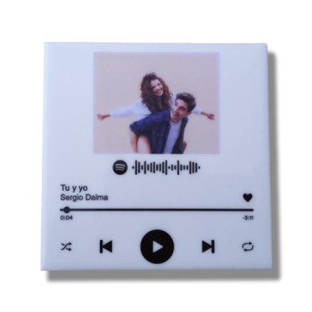 Azulejo personalizado 10x10cm con soporte Azulejo personalizado 10x10cm con soporte