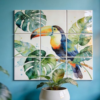 Mosaico y Murales con Azulejos de 15x15 cm