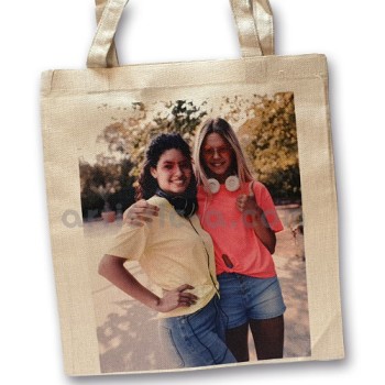 Bolsa tipo lino personalizada