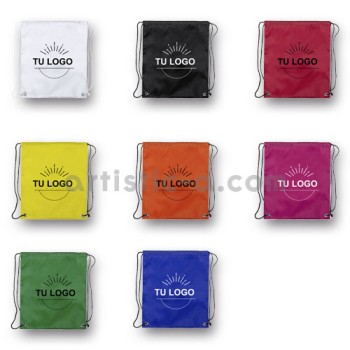 Mochila saco infantil personalizada 1 color