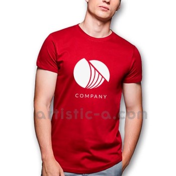 Camiseta de algod&oacute;n serigrafiada 1 tinta