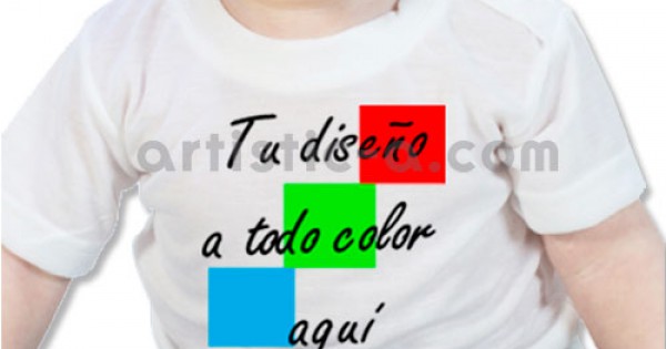 Camiseta de bebe personalizada