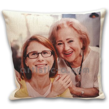 Cojín personalizado 40x40cm tipo lino Cojín personalizado 40x40cm tipo lino