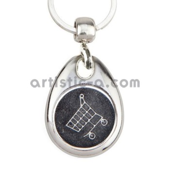 Llavero metálico con moneda personalizado Llavero metálico con moneda personalizado