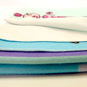 Manta Personalizada Nacimiento Beb&eacute; 120x140cm