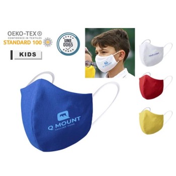 Mascarilla NI&Ntilde;OS personalizada de colores