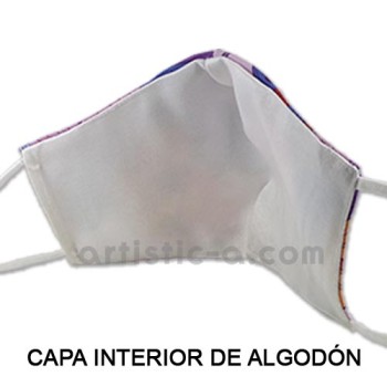 Mascarilla NI&Ntilde;OS personalizada completa