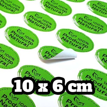 100 pegatinas ovaladas de 10x6cm 100 pegatinas ovaladas de 10x6cm