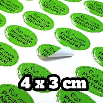 100 pegatinas ovaladas de 4x3cm 100 pegatinas ovaladas de 4x3cm