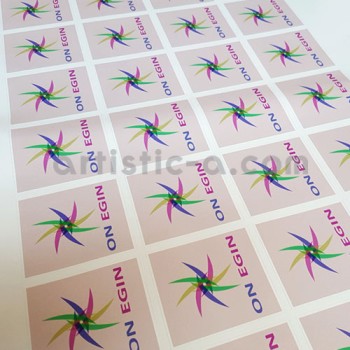 100 pegatinas cuadradas de 2'5x2'5cm 100 pegatinas cuadradas de 2'5x2'5cm