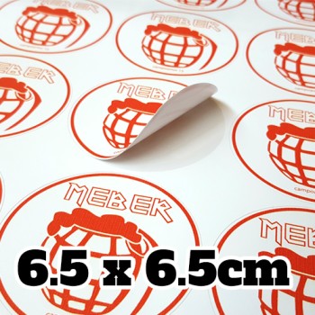 100 pegatinas circulares de 6'5cm de diámetro 100 pegatinas circulares de 6'5cm de diámetro