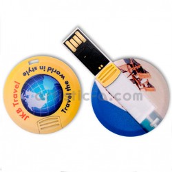 Tarjeta USB redonda