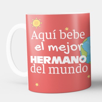 Taza personalizada para hermano