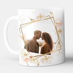 Taza Personalizada Boda Dorada