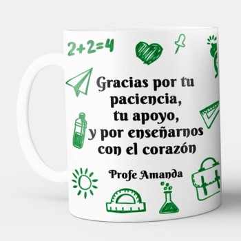Taza  Personalizada Profesor Elementos