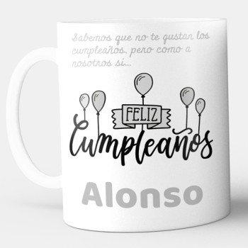 Taza Personalizada Cumplea&ntilde;os Gru&ntilde;&oacute;n