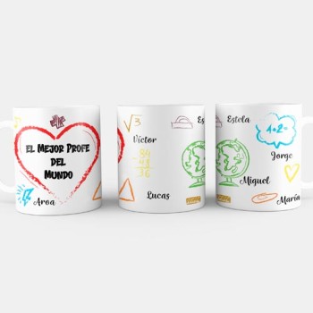 Taza Personalizada Profesor Corazón Taza Personalizada Profesor Corazón