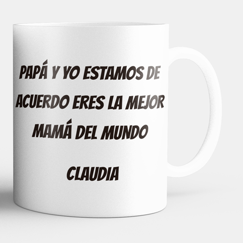 taza supermamá Taza Personalizada Super Mamá
