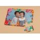 Puzzle infantil personalizado de 12 piezas con marco de dragones