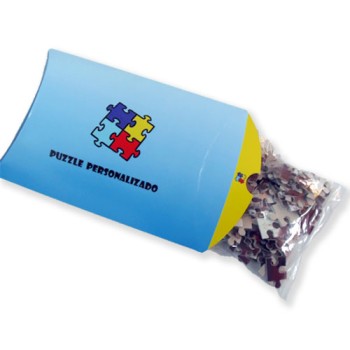 Puzzle personalizado infantil con marco de dragones