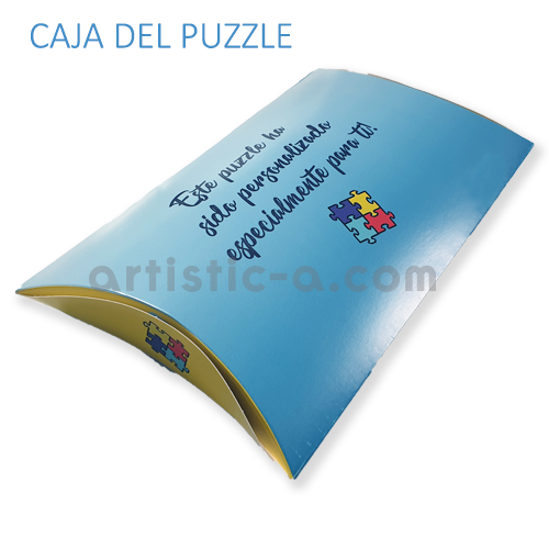 Puzzle infantil personalizado de 12 piezas con marco de flores