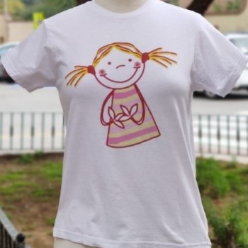 Camiseta de manga corta blanca Rett