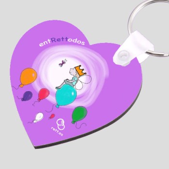 Llavero coraz&oacute;n Mr. Hair de la AESR