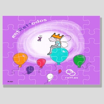 Puzzle Feliz cumple niña AESR