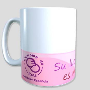 Taza de cer&aacute;mica "Su lucha es mi lucha" de la AESR.