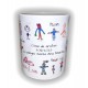 taza personalizada Profesor Corazón Taza Personalizada profesor corazon