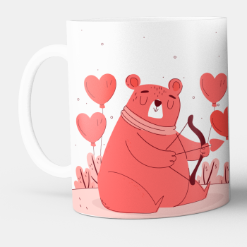 Taza Corazones Oso 