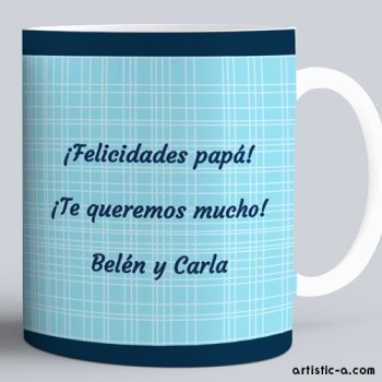 Taza personalizada Feliz d&iacute;a del padre