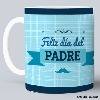 Taza personalizada Feliz d&iacute;a del padre