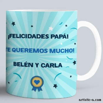 Taza personalizada D&iacute;a del padre n&ordm;1