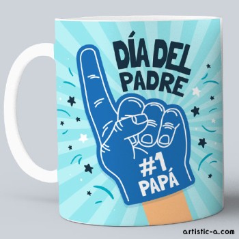 Taza personalizada D&iacute;a del padre n&ordm;1