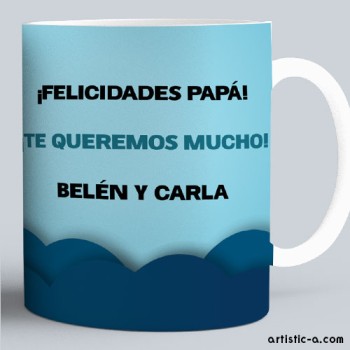 Taza personalizada D&iacute;a del padre