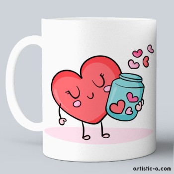 Taza Feliz San Valentin