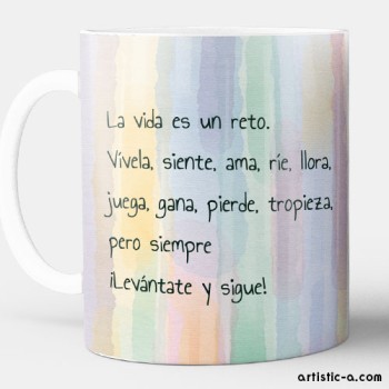 Taza la vida es un reto Taza la vida es un reto