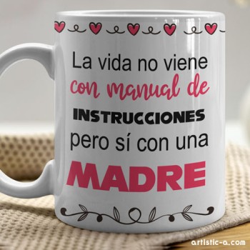 Taza Personalizada Madre Manual