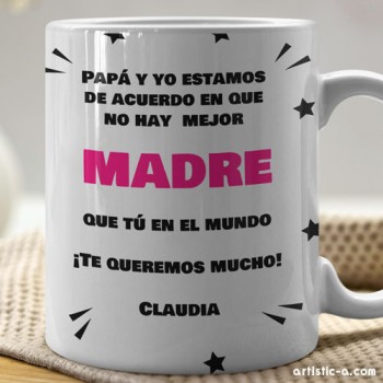 Taza Personalizada Super Mamá Taza Personalizada Super Mamá