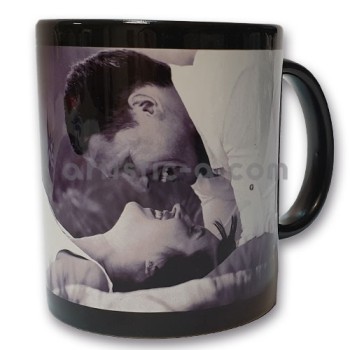 Taza negra con Foto
