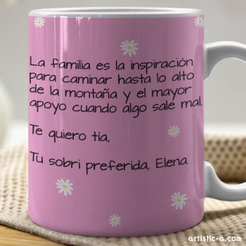 Taza Personalizada para tia