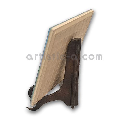 Vista trasera del soporte del azulejo 10x10