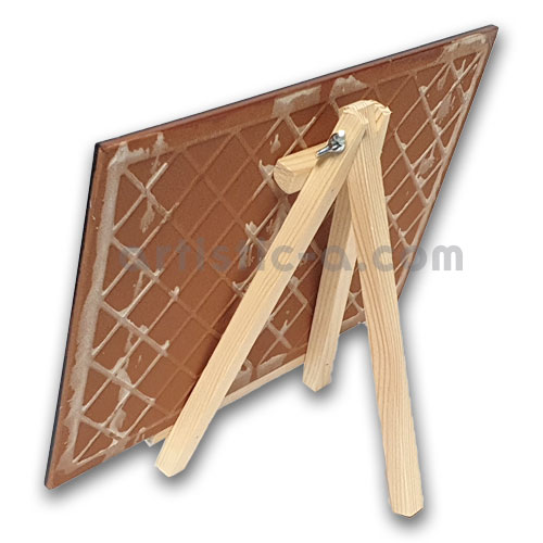 Herraje y soporte trasero del azulejo panorámico