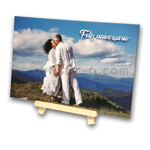 Azulejo de 20x30 cm con soporte para homenajes