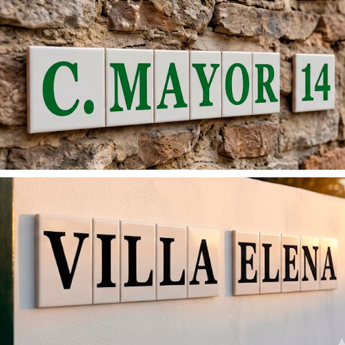 Azulejos personalizados para casas exterior en 15x15