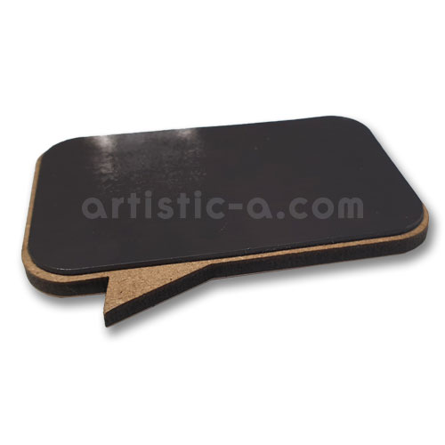 Parte trasera con imán del bocadillo de madera