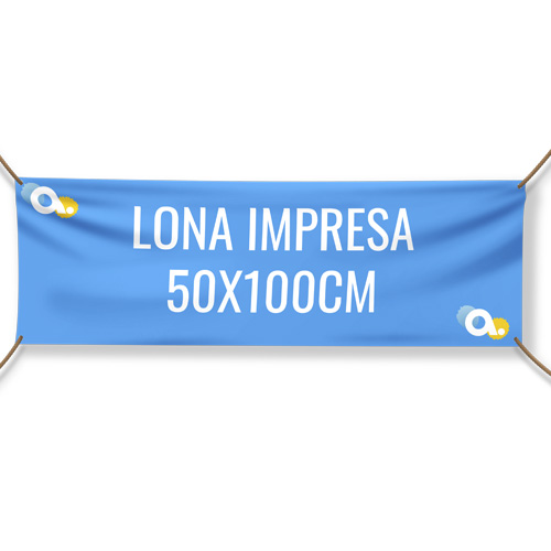 Lona PVC impresa 50x100cm Impresión de lona personalizada 50x100cm a todo color